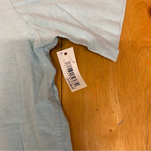 Amazon Essentials Easy Care Button Down Shirt XL Mens Color Mint Adult - Picture 6 of 6